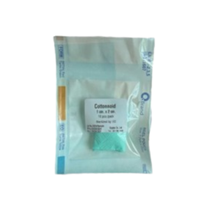 COTTONOID มีเส้น X-RAY ปลอดเชื้อบรรจุ 10 ชิ้น/ซอง